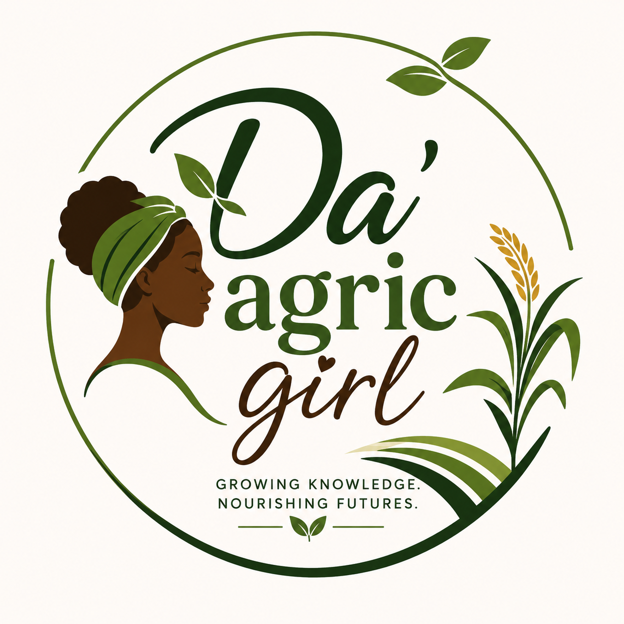Da'agric girl logo