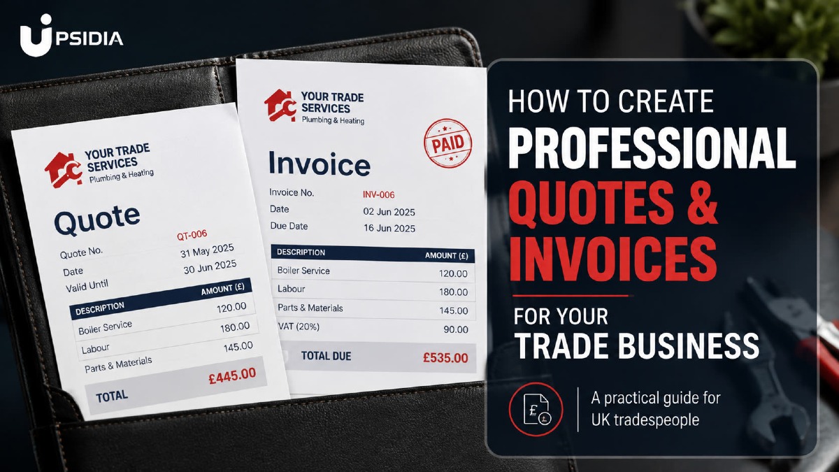 How to Create Professional Quotes and Invoices For Tradebusiness